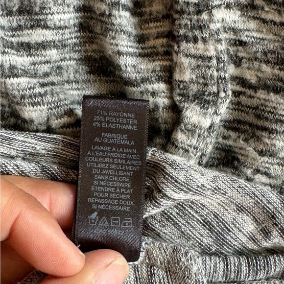 Express Heathered Gray Bodycon Long Sleeve Dress - Picture 5 of 6